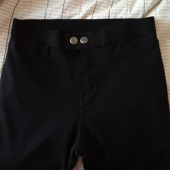 EUC high waisted black ankle jeans pants Sz S - Picture 9 of 16